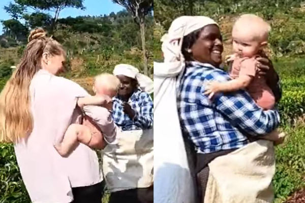 வெள்ளை கார பெண்ணின் குழந்தையுடன் விளையாடும் இலங்கை தமிழ் பெண்கள்! இந்த மனசுதான் சார் கடவுள் | Viral Video News Sri Lanka