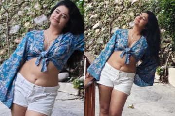 பூனம் பஜ்வா ஷார்ட் உடையில் வேற லெவல் கவர்ச்சி