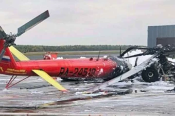 இரண்டு சிறுவர்களின் செயலால் வெடித்து சிதறிய ரஷ்ய இராணுவ ஹெலிகொப்டர்