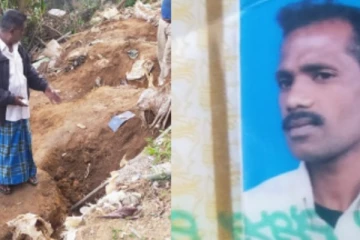 மண்மேடு சரிந்து விழுந்து குடும்பஸ்தர் பலி
