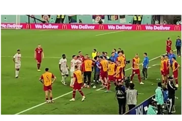 உலக கோப்பை கால்பந்து: மைதானத்தில் "Kill, kill Albanians..." - ரசிகர்கள் திடீர் கோஷத்தால் பரபரப்பு...!