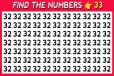Optical Illusion: கறுப்பு இலக்கங்களான '32' இடையே மறைந்திருக்கும் '33' கண்களுக்கு தெரிகிறதா?