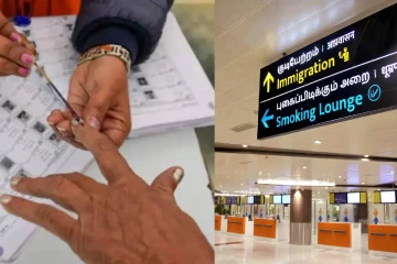 தமிழ்நாடு தேர்தலில் வாக்களித்த வெளிநாட்டவர்கள் - விமான நிலையத்தில் கைது
