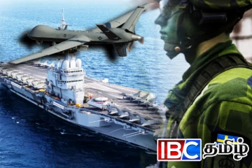 பிரான்ஸ் விமான தாங்கி போர்க்கப்பலை நோட்டமிட்ட இரகசிய ட்ரான்!