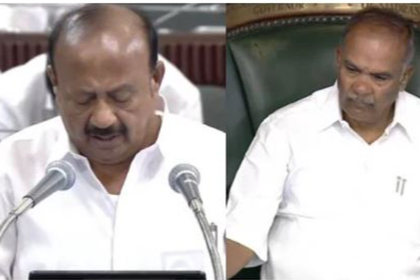 ‘’ கொஞ்சம் நல்லா கை தட்டலாமே ‘’ அதிமுக அரசையும் சீண்டிய எம்ஆர்கே , நிறுத்திய அப்பாவு நடந்தது என்ன? - தமிழ்நாடு