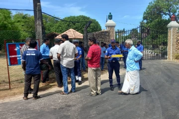 காரைநகரில் கடற்படையினருக்கான காணி சுவீகரிப்பு தடுத்து நிறுத்தம்