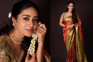 லட்சணமாக புடவை அணிந்து நடிகை நிவேதா பெத்துராஜ் வெளியிட்ட போட்டோஸ்...