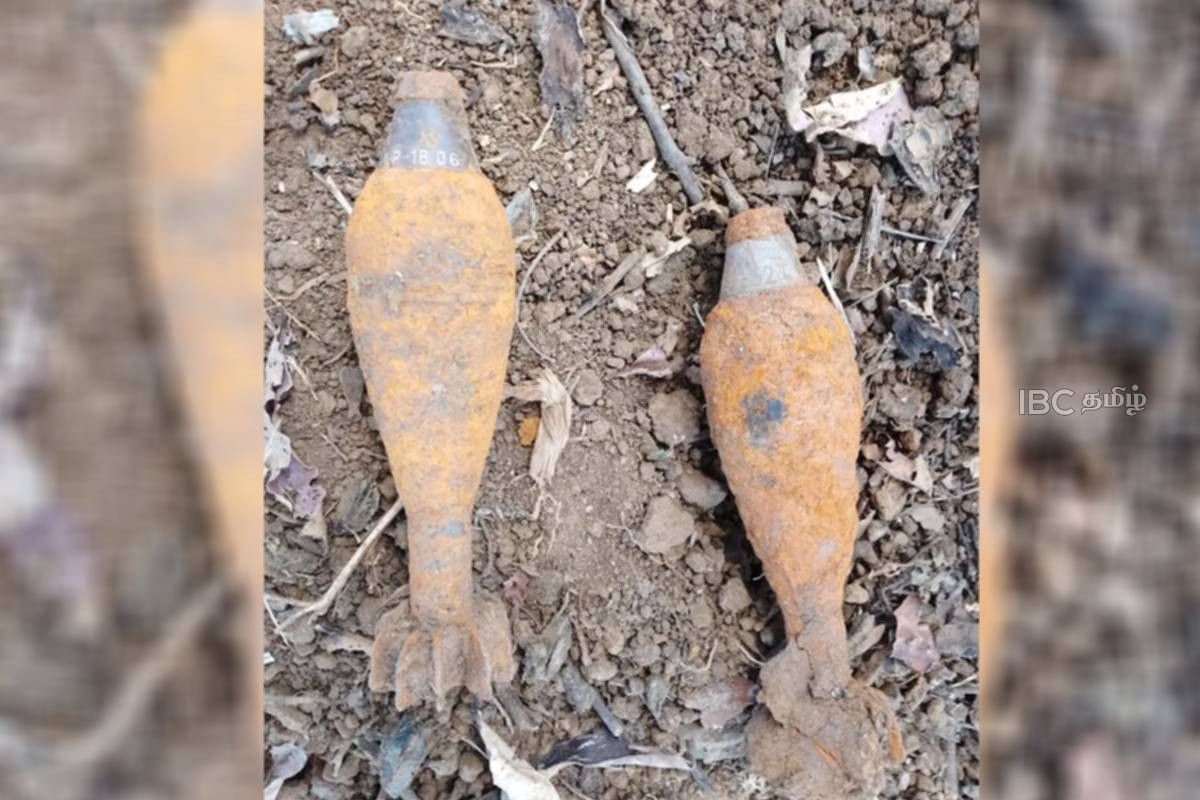 திருகோணமலையில் மீட்கப்பட்ட மோட்டார் குண்டுகள்! | Arrest