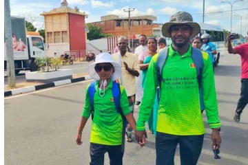 11 வயது சிறுவனின் சாதனை பயணம் ; கிளிநொச்சியிலிருந்து முல்லைத்தீவு நோக்கி ஆரம்பம்