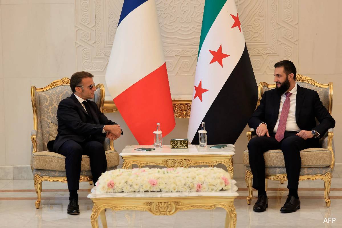 பிரான்சின் உதவியை நம்பியிருக்கிறோம்: சிரிய ஜனாதிபதி | Syria President Says We Relying On France Help