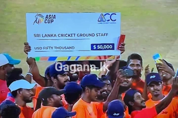 ඉන්දීය වේග පන්දු වීරයා තමාට ලැබුණු ත්‍යාග මුදල කෙත්තාරාම කාර්ය මණ්ඩලයට දෙයි..