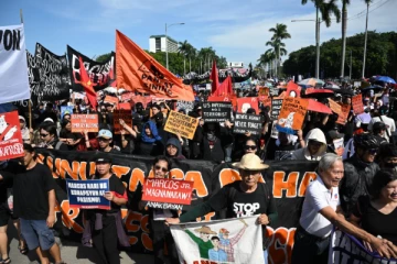 பிலிப்பைன்ஸில் ஊழலுக்கு எதிராக ஆர்ப்பாட்டம்