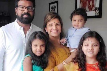 நடிகை ரம்பா வீட்டில் அரங்கேறிய கொண்டாட்டம்: உடல் எடை அதிகரித்து வெளியிட்ட புகைப்படம்