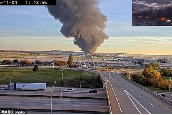 The MD-11 plane exploded at kentucky airport