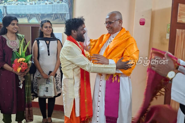 சுவிற்சர்லாந்திலுள்ள பல்சமய இல்லம் தொடர்பாக மன்னார் ஆயருடன் கலந்துரையாடல் | Meeting Bishop Of Mannar Multi Faith House Swiss