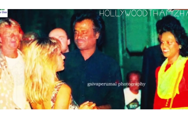 சூப்பர் ஸ்டார் ரஜினிகாந்த் ஹாலிவுட் பாப் பாடகியுடன் இருக்கும், இந்த போட்டோவை பார்த்துள்ளீர்களா ! | Super Star With Samantha Fox