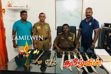 யாழில் மறைத்து வைக்கப்பட்டிருந்த நிலையில் கூரிய ஆயுதங்கள் மீட்பு!
