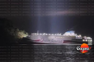 මගී යාත්‍රාවක් ගල්පරයක ගැටී බිහිසුණු අනතුරක්