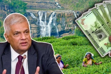 தோட்டத் தொழிலாளர்களின் சம்பளம் : பல்டியடித்தார் ரணில்