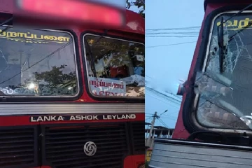 யாழ்ப்பாணத்திற்கு புறப்பட்ட அரச பேருந்து மீது கல் வீச்சு!(Video)