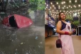 රිය පැදවීම පුහුණු වෙමින් සිටි කාන්තාවට මොහොතකින් සිදුවූ දේ – මෝටර් රථයත් සමඟ පොකුණේ ගිලෙයි
