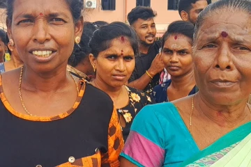முல்லைத்தீவில் பயங்கரவாத எதிர்ப்பு சட்டத்திற்கு எதிராக கவனயீர்ப்பு போராட்டம்