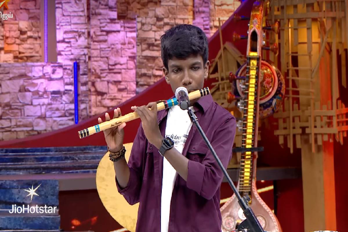 இசையால் அரங்கத்தையே மெய்சிலிர்க்க வைத்த இலங்கை சிறுவன்! படு வைரலாகும் காணொளி | Neeyanaana Promo Srilankan Boy Flute Muisic Video இசையால் அரங்கத்தையே மெய்சிலிர்க்க வைத்த இலங்கை சிறுவன்! படு வைரலாகும் காணொளி | Neeyanaana Promo Srilankan Boy Flute Muisic Video