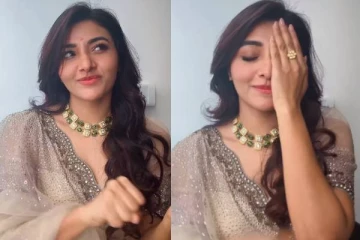 டிரான்ஸ்பெரண்ட் சேலை!! இறுக்க கட்டிப்பிடித்து முத்தமழை பொழிந்த நடிகை மிர்ணா..