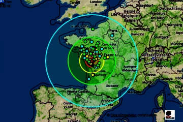 பிரான்சில் 4.8 ரிக்டர் அளவில் நிலநடுக்கம் பதிவு