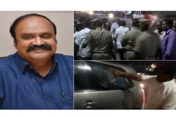 ஓ.பி.எஸ் ஆதரவாளரான புகழேந்தியை துரத்தி துரத்தி தாக்க முயன்ற இபிஎஸ் ஆதரவாளர்கள்..!