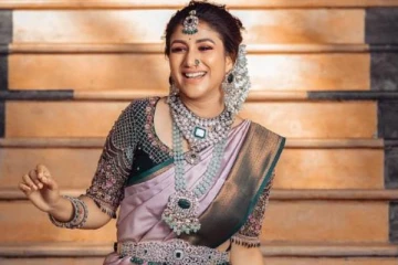 திருமண கோலத்தில் நடிகை ஆல்யா மானசா எடுத்த அழகிய புகைப்படங்கள்