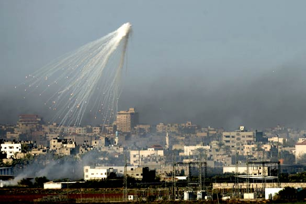 காசாவில் வெள்ளை பாஸ்பரஸ் பயன்படுத்தும் இஸ்ரேல்! | Israel White Phosphorus Used In Gaza