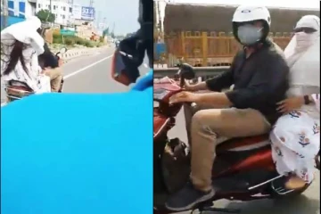 முன்னாள் காதலனுடன் ஸ்கூட்டியில் பறந்த மனைவி - சேசிங் செய்து துரத்தி பிடித்த கணவன்