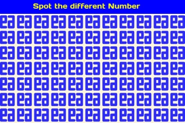 Optical illusion: மூளையை மாயமாக்கும் இந்த படத்தில் வித்தியாசமான “69” எங்கே?