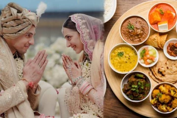 கோலாகலமாக நடந்த கியாரா அத்வானி, சித்தார்த் திருமணம்- சாப்பாடு மட்டுமே இத்தனை வகையா?