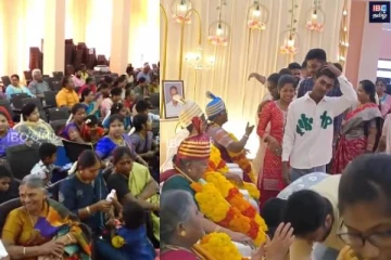 மூன்று தலைமுறையாக ஆசிரியர்கள் - சீர் வரிசை தூக்கி விழா நடத்திய பேரன் பேத்திகள்!