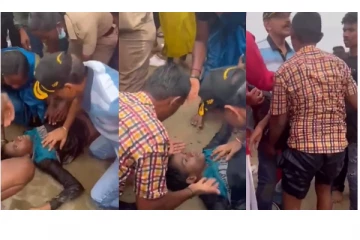 கடல் அலையில் சிக்கிய சிறுவன் - தக்க சமயத்தில் முதலுதவி செய்து உயிரை காப்பாற்றிய டிஜிபி