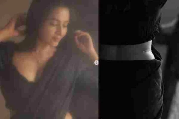 இடுப்பை தனியாக காட்டி ரசிகர்களை மயக்கும் சீரியல் நடிகை