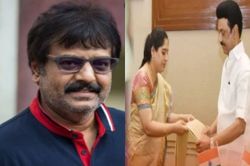 முதலமைச்சர் மு.க.ஸ்டாலினை நேரில் சந்தித்த நடிகர் விவேக்கின் மனைவி : கணவரின் பெயரை சூட்ட வேண்டும் என கோரிக்கை