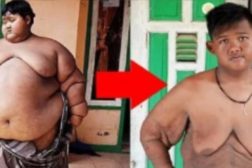 190 கிலோ எடையுடன் குண்டுப்பையன் இப்போ எப்படியிருக்கிறார் தெரியுமா?