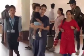 ஒரு மகனுடன் கொச்சி விமான நிலையத்திற்கு வந்த நயன்தாரா.. இன்னொரு மகன்?