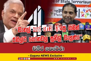 චැනල් ෆෝ ගැන අහපු ගමන් රනිල්ට සුනිල් වැහුණා.