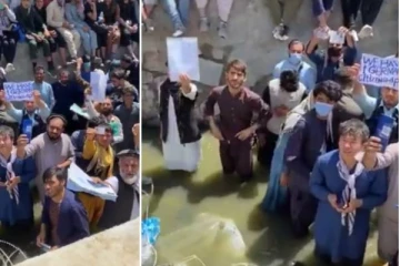 நாட்டை விட்டு வெளியேற காபூல் விமான நிலையத்தில் ஆப்கானியர்கள் செய்த செயல்! நெஞ்சை உருக்கும் காட்சி