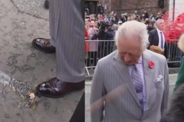 චාර්ල්ස් රජුට බිත්තර ප්‍රහාරයක්..!(PHOTOS