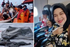 விபத்துக்குள்ளான இந்தோனேசியா விமானத்தில் ஏறியவுடன் தாய் தனது குழந்தைகளுடன் பதிவிட்ட கடைசி போஸ்ட்! நெஞ்சை உருக்கும் புகைப்படம்