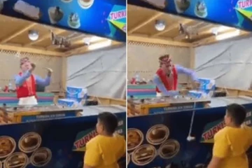 ஐஸ்கிரீம் விற்பனையாளரை தெறிக்கவிட்ட சிறுவன்! கொடுமையை நீங்களே பாருங்க