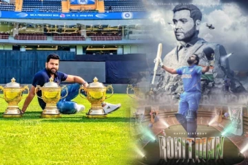 மும்பை இந்தியன்ஸ் கேப்டனாக 10வது ஆண்டில் ரோஹித் சர்மா - குவியும் வாழ்த்துக்கள்