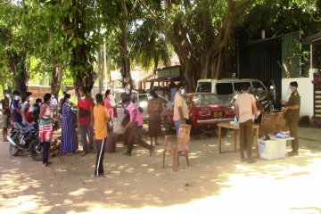 ஊரடங்கு சட்டத்தை மீறியோருக்கு அன்டிஜன் பரிசோதனை - ஐவர் தொற்றாளர்களாக அடையாளம்