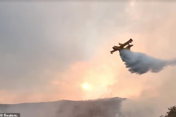 wildfire in spain and portugal
