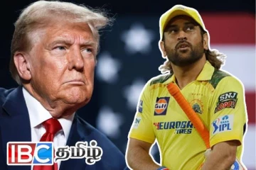 இணையத்தில் வைரலாகும் தோனி - ட்ரம்ப்பின் புகைப்படம்: வெளியான காரணம்